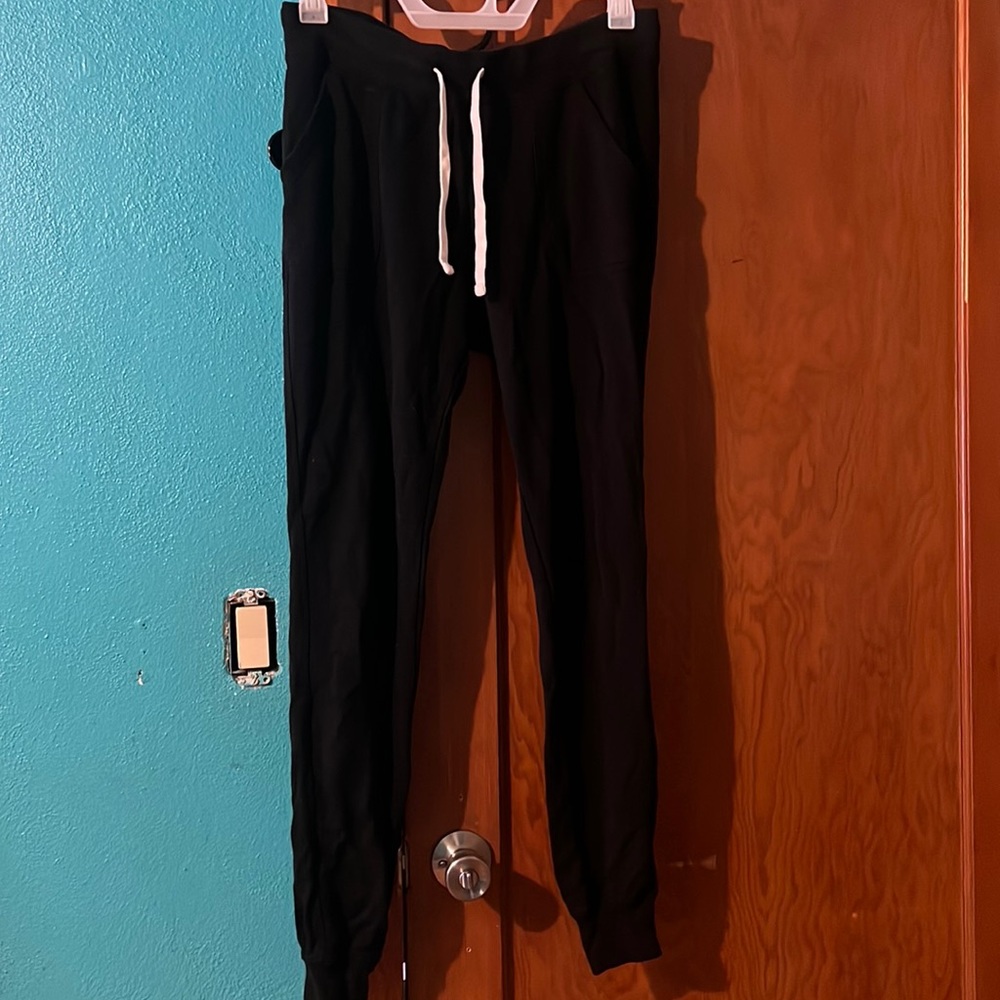 Black joggers